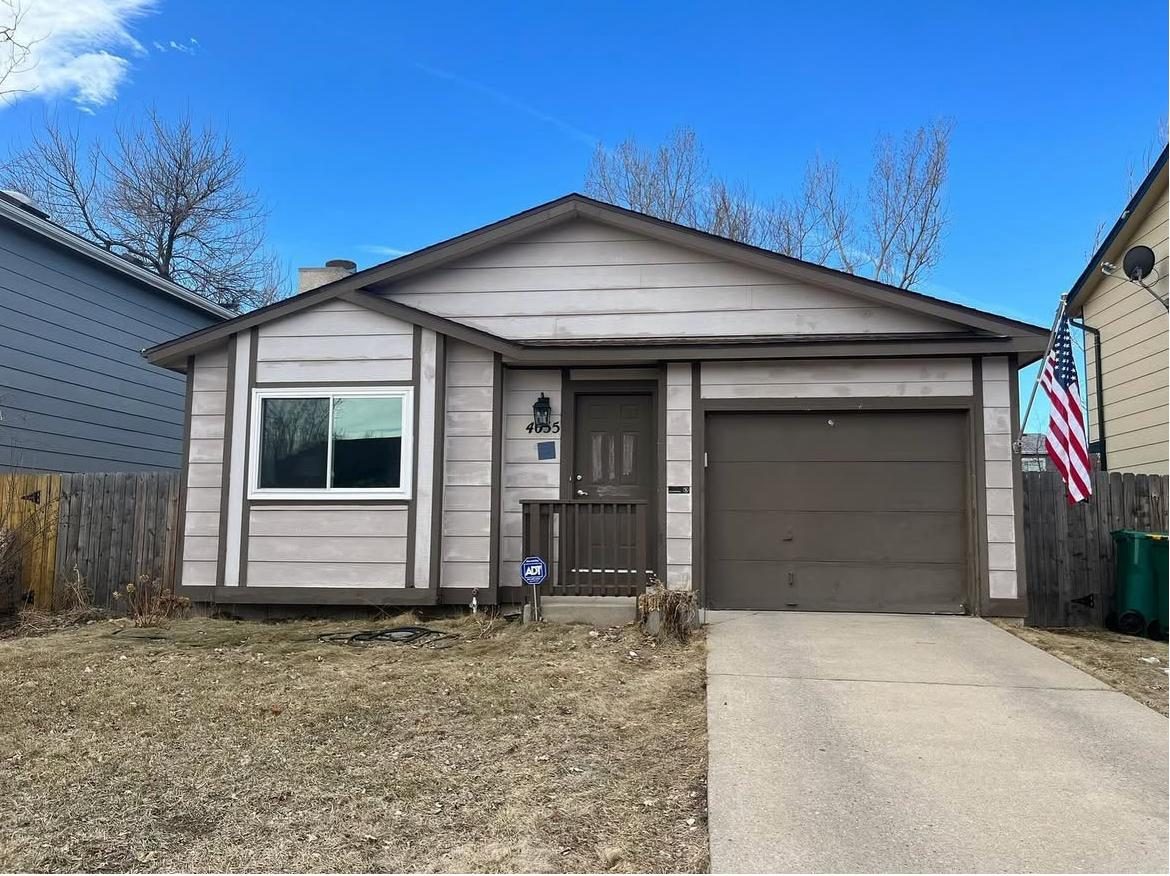 Before exterior painting